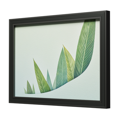 Green Leaves Canvas - Loom Gardens
